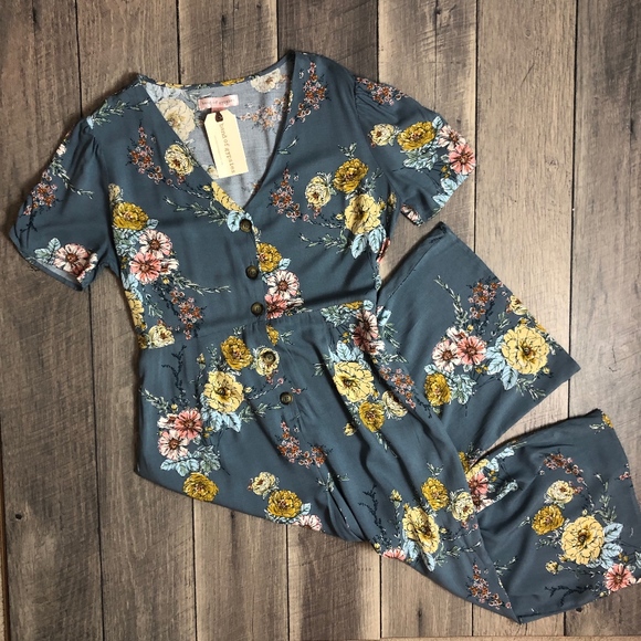Band of Gypsies Other - BAND OF GYPSIES/ Crop Jump Suit NWT